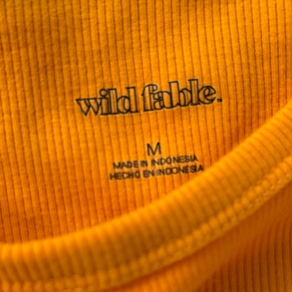 Wild Fable Ribbed Cropped Tank Bundle Orange M Green Size S - Picture 7 of 8